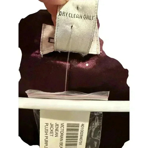 Chico's Victorian Bead Jenean Jacket in Plush Purple Size 0, NWT - Picture 9 of 9